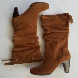 Connie Suede Slouch Boots